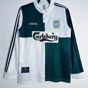 Liverpool 1995-96 Camisa visitante manga longa