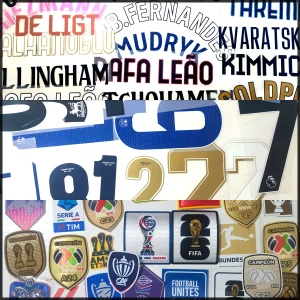 Customize Name Number Patch Sponsor